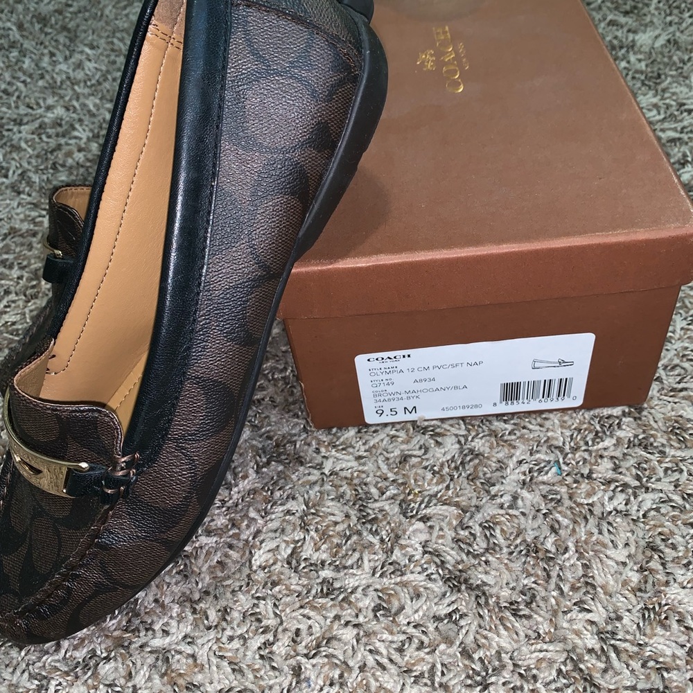 Coach slip ons